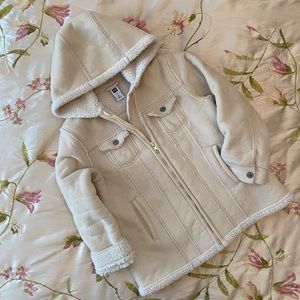 🌲Gap Suede Faux Shearling Coat🌲